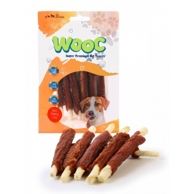 MJ04-Wooc Dog Ördek Sargılı Sütlü Stick Ödül